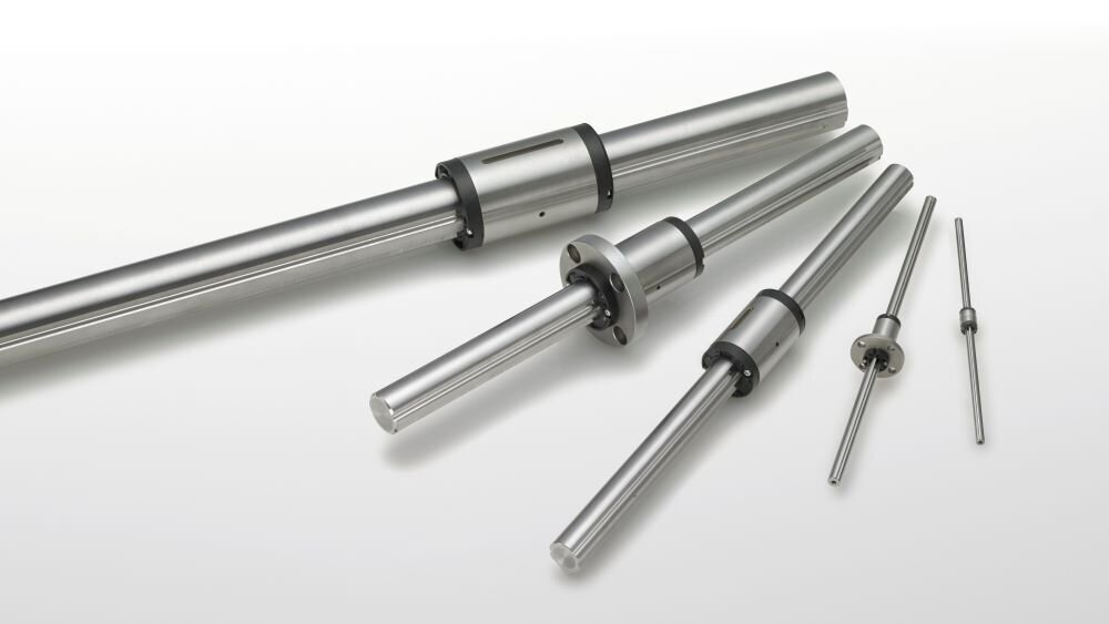 Ejes nervados a bolas, compactos y ligeros 